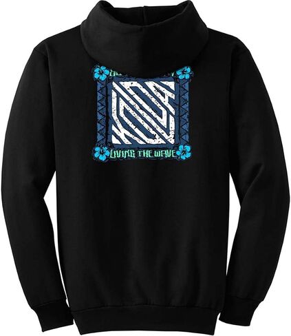 Koloa Surf Mens Square Floral Logo Logo Hoodie بأحجام S-5X-LARGE in Kuwait