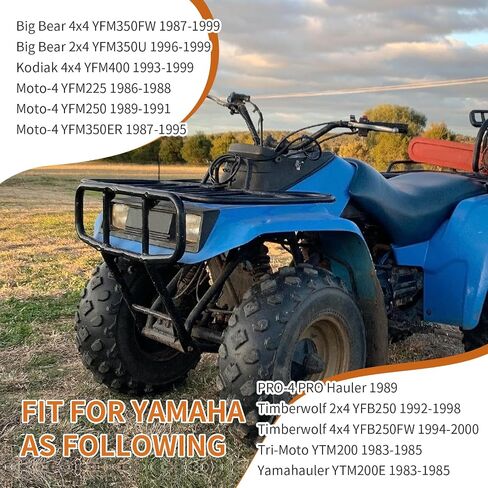 Air Box Lid Cover Cap & Seal for Yamaha Big Bear Kodiak Timberwolf MOTO-4 Tri-Moto Yamahauler 200 225 250 350 400 PRO-4 1983-2000 21V-14412-01-00 in Saudi Arabia