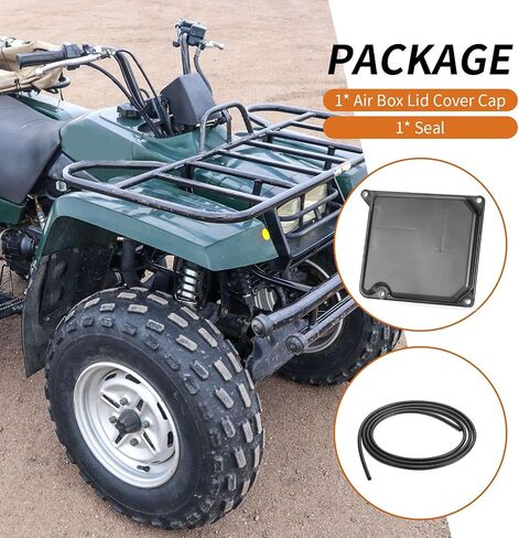 Air Box Lid Cover Cap & Seal for Yamaha Big Bear Kodiak Timberwolf MOTO-4 Tri-Moto Yamahauler 200 225 250 350 400 PRO-4 1983-2000 21V-14412-01-00 in Saudi Arabia