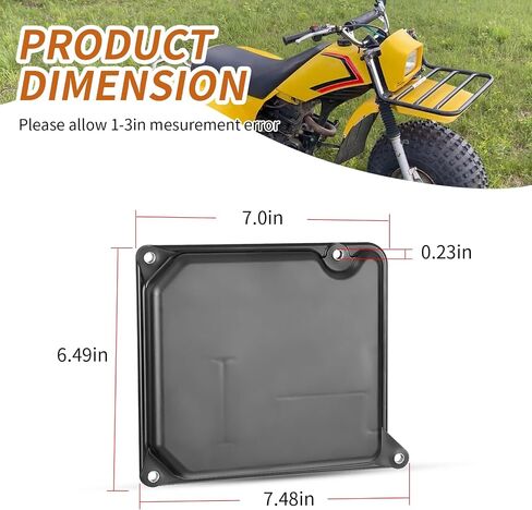 Air Box Lid Cover Cap & Seal for Yamaha Big Bear Kodiak Timberwolf MOTO-4 Tri-Moto Yamahauler 200 225 250 350 400 PRO-4 1983-2000 21V-14412-01-00 in Saudi Arabia