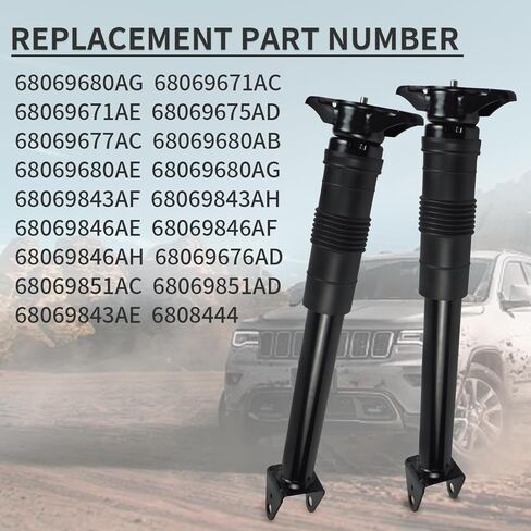 2PCS Front Shock Strut & Coil Spring Assembly متوافقة مع Jeep Grand Cherokee 2011-2015 و Dodge Durango 2011-2013 (Struts) in Kuwait