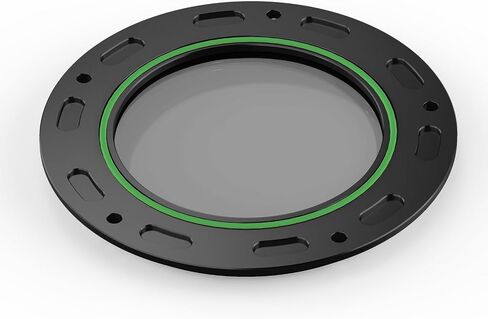 NICECNC Transparent Derby Cover Clutch Cover Primary Side Cover Aluminum CNC Black Compatible with Harley Ultra Limited Low FLHTKL 2017-2024, Replacement for 25700388, See Fitments in Saudi Arabia