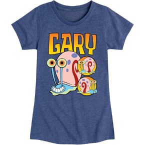 HYBRID APPAREL - Spongebob Squarepants - Gary The Snail - Toddler & Youth Girls Short Sleeve Graphic T-Shirt in Saudi Arabia