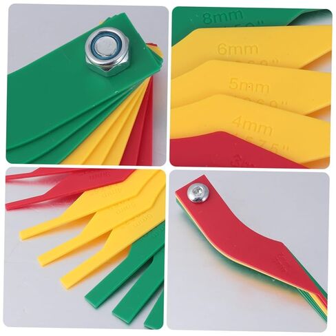 Vaguelly Brake Pad Thickness Gauge Durable Measuring Instrument for Brake Pad Inspection with Color Coded Scale Accurate and Easy to Use for Car Owners and Mechanics in Saudi Arabia