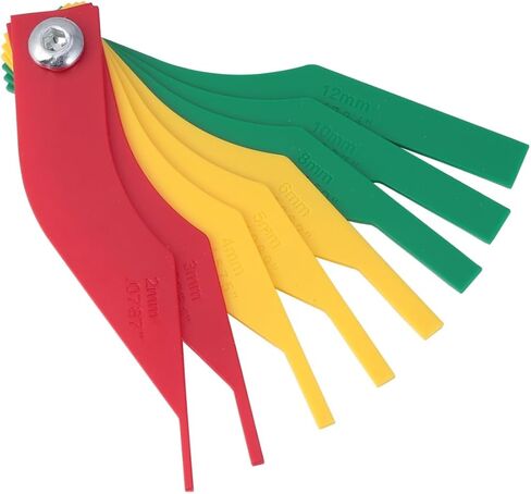 Zerodeko Car Brake Pad Thickness Gauge Tool for Accurate Measurement and Quick Inspection of Brake Pads Compact and Lightweight Design for Home and Auto Shops in Saudi Arabia