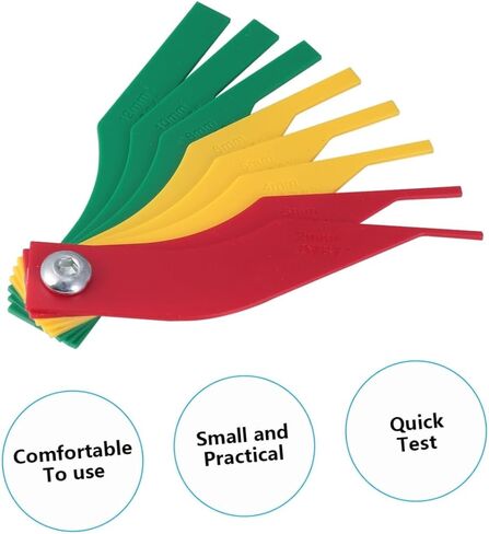 Zerodeko Car Brake Pad Thickness Gauge Tool for Accurate Measurement and Quick Inspection of Brake Pads Compact and Lightweight Design for Home and Auto Shops in Saudi Arabia