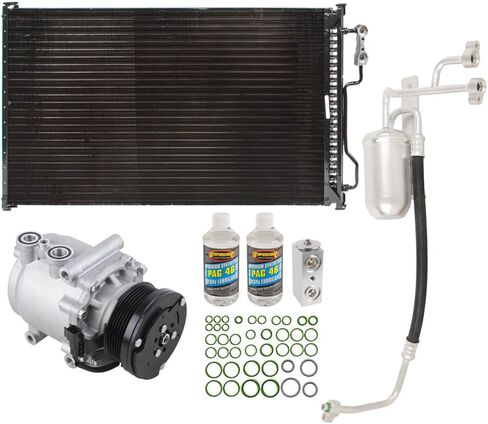 A/C Kit w/AC Compressor Condenser Drier For 2003 Ford Expedition & Lincoln Navigator w/Rear AC - BuyAutoParts 60-82587CK New in Saudi Arabia
