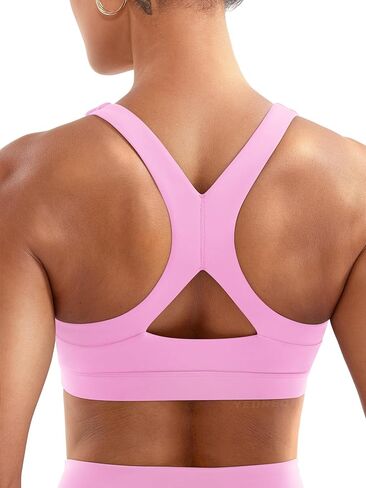 Yeoreo Sports Bras for Women High Support Racerback مبطن الجري Bra Tracii Square Dequ in Saudi Arabia