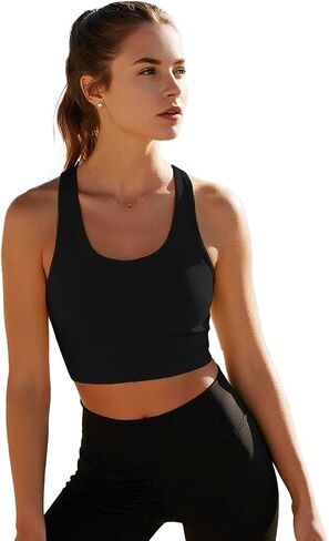 Women's 100% Merino Wool Sports Bra，Wireless Racerback Sports Vest for Hiking, Yoga & Outdoor Activities in Saudi Arabia