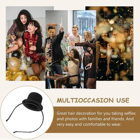 Mini Cowboy Top Hat Headband Stylish Costume Accessory for Parties Weddings and Cosplay Lightweight Fit for Men and Women Carnival Themed Events in Saudi Arabia