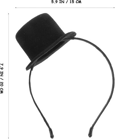 Mini Cowboy Top Hat Headband Stylish Costume Accessory for Parties Weddings and Cosplay Lightweight Fit for Men and Women Carnival Themed Events in Saudi Arabia