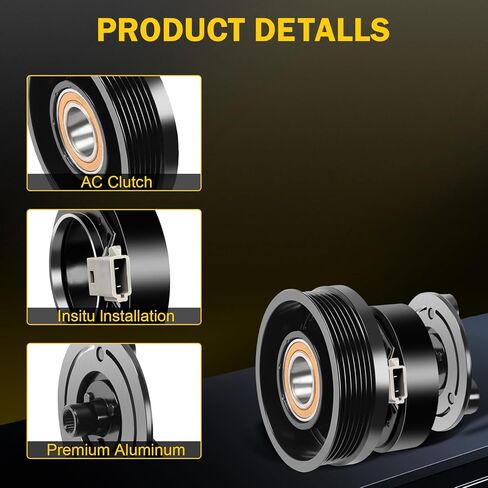 ASAPE 101730C AC ضواغط AC قابض FORD FORD FREESTAR 3.9L 4.2L 2004-2007 ، لفورد Windstar 3.8L 1999-2003 ، ل Mercury Monterey 4.2L 2004-2007 in Kuwait