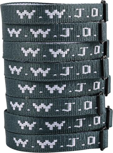 8PCS WWJD Christian Bracelet Pack for Women Men, Christian Jesus Gifts Adjustable WWJD Bracelets Bulk - What Would Jesus Do Wristbands in Saudi Arabia