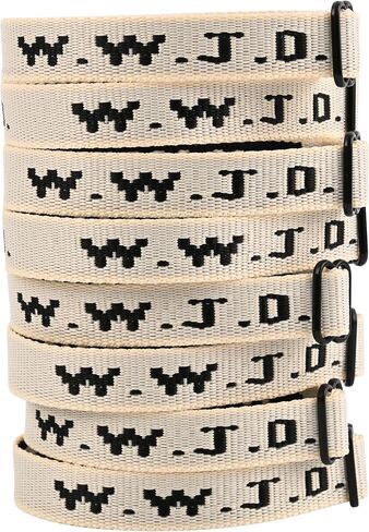 8PCS WWJD Christian Bracelet Pack for Women Men, Christian Jesus Gifts Adjustable WWJD Bracelets Bulk - What Would Jesus Do Wristbands in Saudi Arabia