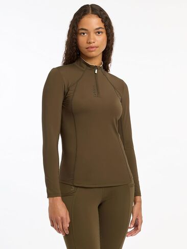 LeMieux Women's Base Layer Top - UV50+ - Sweat Wicking & Breathable - Equestrian Apparel & Gear for Horseback Riding in Saudi Arabia