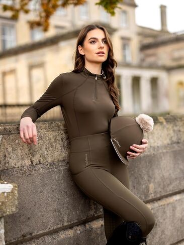 LeMieux Women's Base Layer Top - UV50+ - Sweat Wicking & Breathable - Equestrian Apparel & Gear for Horseback Riding in Saudi Arabia