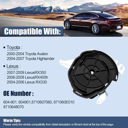 LCWRGS HVAC Blend Heater Door Actuator Compatible with Toyota Highlander 04-07, Toyota Avalon 99-04, Lexus RX330 04-2006, Lexus RX350 07-09, Lexus RX400h 06-08, Mode Actuator, 8710607060, 604-901 in Saudi Arabia