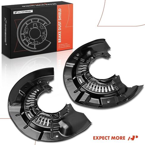 A-Premium الأمامي السائق ودرع غبار الفرامل الجانبي A-Premium متوافق مع نماذج Toyota-Sienna 2011-2020 ، Venza 2011-2015 ، 2-PC Set in Kuwait