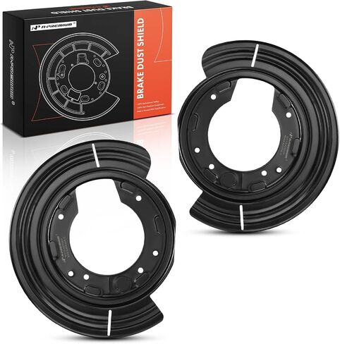 A-Premium الخلفية السائق ودرع غبار الفرامل الجانبي A-Premium متوافق مع طرازات Ford & Mercury-Explorer 2002-2005 ، Mountaineer 2002-2005 ، 2-PC Set in Kuwait