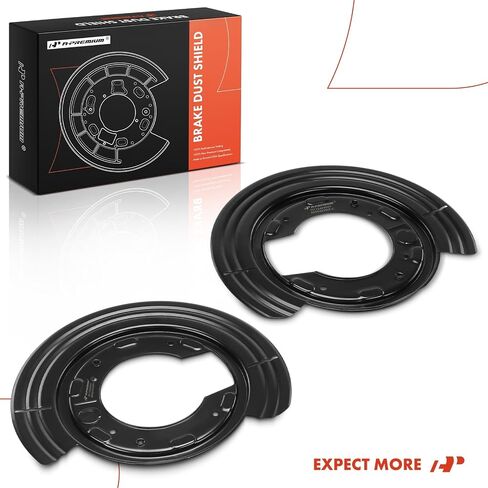 A-Premium الخلفية السائق ودرع غبار الفرامل الجانبي A-Premium متوافق مع طرازات Ford & Mercury-Explorer 2002-2005 ، Mountaineer 2002-2005 ، 2-PC Set in Kuwait