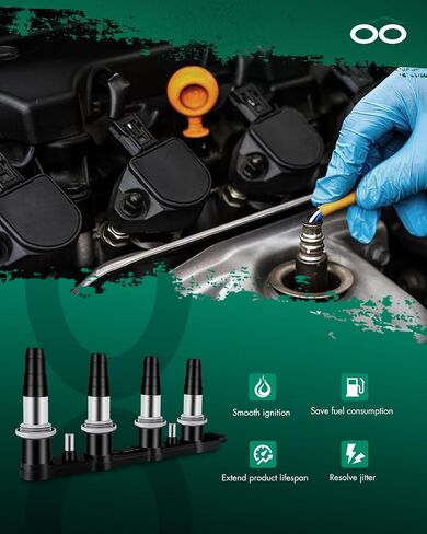 SCITOO Coil Pack of 8 Ignition Coil for Cadillac for Chevy for GMC Avalanche Escalade EXT for Silverado for Suburban Yukon 5.3L 6.0L 4.8L Automobiles Fit for OE UF271 C1208 in Saudi Arabia