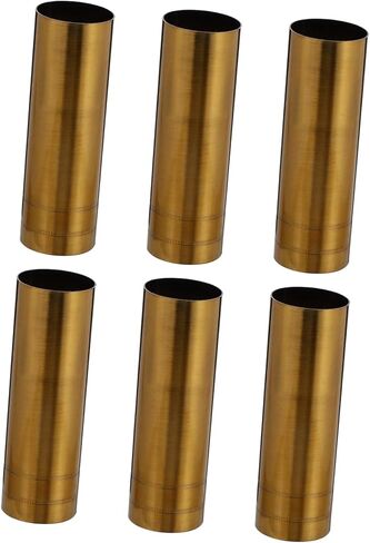 Mobestech 6pcs Chandelier Lamp Base Covers Modern Lighting Accessories Sleeves for Living Room Ceiling Gold Lamp Parts in Saudi Arabia