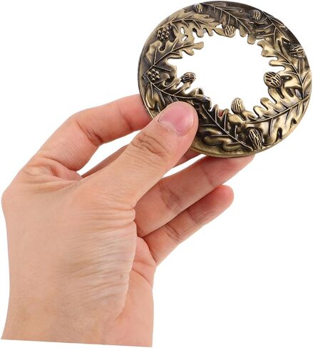 Stobok Pine Candle Jar Topper Topper Antique Zinc Alloy Devinative Devinative for Rectering Burning and Smoke Holiday Home Decor in Saudi Arabia