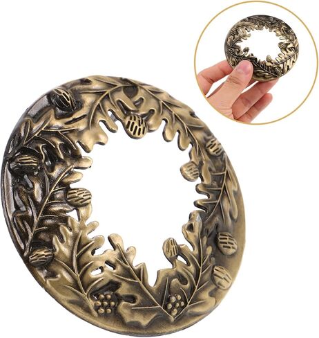 Stobok Pine Candle Jar Topper Topper Antique Zinc Alloy Devinative Devinative for Rectering Burning and Smoke Holiday Home Decor in Saudi Arabia