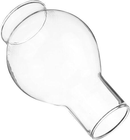 DECHOUS Transparent Glass Candle Holder Sleeve Open Ended Decorative Candle Tube Shade for Home Decor Weddings and Creative DIY Projects in Saudi Arabia