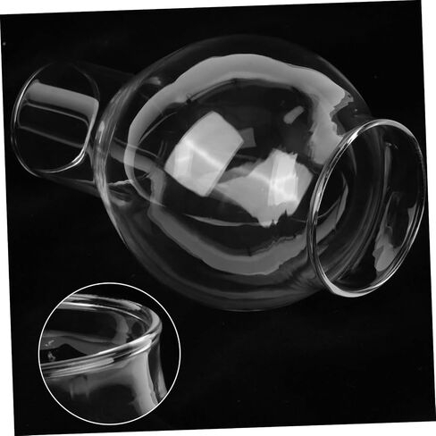 DECHOUS Transparent Glass Candle Holder Sleeve Open Ended Decorative Candle Tube Shade for Home Decor Weddings and Creative DIY Projects in Saudi Arabia