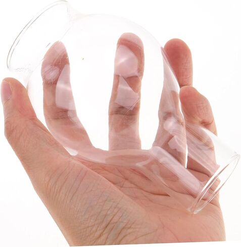 DECHOUS Transparent Glass Candle Holder Sleeve Open Ended Decorative Candle Tube Shade for Home Decor Weddings and Creative DIY Projects in Saudi Arabia