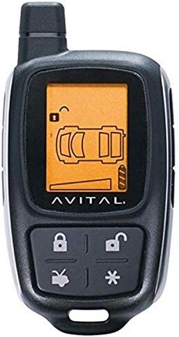 Avital 7345L 2-Way 4-BUTTER LCD REMOTE سيعمل مع أجهزة التحكم عن بعد VIPER 7345V in Kuwait