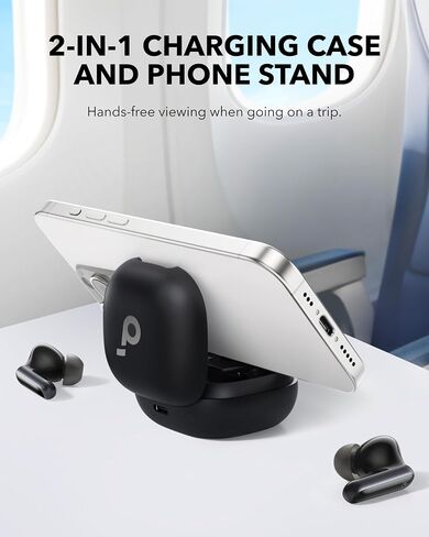 Soundcore P40i by Anker, Noise Cancelling Wireless Earbuds,Adaptive Noise Cancelling to Environments, Heavy Bass,60H Playtime, 2-in-1 Case and Phone Stand,IPX5,Wireless Charging,Bluetooth 5.3(Renewed) in Saudi Arabia