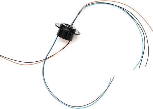 1pcs 10mm Mini Hole Hollow Slip Ring 4 قنوات 2A موصل موصل المفصل الدوار الكهربائي الموصل 240VAC/DC in Saudi Arabia