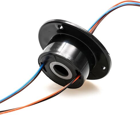 1pcs 10mm Mini Hole Hollow Slip Ring 4 قنوات 2A موصل موصل المفصل الدوار الكهربائي الموصل 240VAC/DC in Saudi Arabia