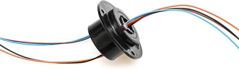 1pcs 10mm Mini Hole Hollow Slip Ring 4 قنوات 2A موصل موصل المفصل الدوار الكهربائي الموصل 240VAC/DC in Saudi Arabia