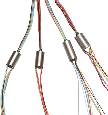 1pcs mini slipring dia. 6/6.5/7.5mm 2/4/8/12ch 1a 2a rc uav gimbal مرساة الأسماك حلقة زلة دوارة (dia.6.5mm 2ch 1.5a) in Saudi Arabia