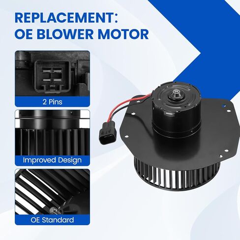 HVAC Blower Motor 700014 متوافق مع Ford Crown Victoria 2005-2011 ، متوافق مع Mercury Grand Marquis ، 4W7Z19805AA ، 75852 ، 15-80094 ، A/C Assembly Motor Motor Assembly in Kuwait