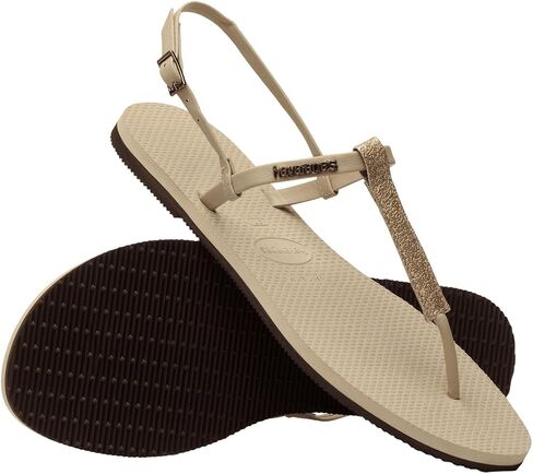 Havaianas Women You Rio Flip Flops's T-Strap Sandals - Blue Water, 7 in Saudi Arabia
