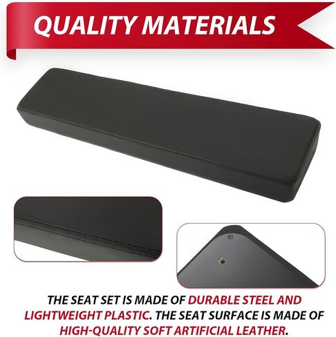 HECASA Bench Seat Kit Compatible with Kubota RTV 900-1140 Series Replacement for K7561-56010 Complete UTV Seat Set Bottom and Backrest in Saudi Arabia