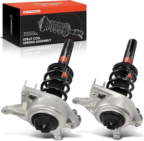 A-Premium Front Pair (2) Complete Strut & Coil Spring Assembly Compatible with Audi Q5 2011-2017, 2.0L Turbocharged Only, Driver and Passenger Side, Replace# 18-920534 in Saudi Arabia