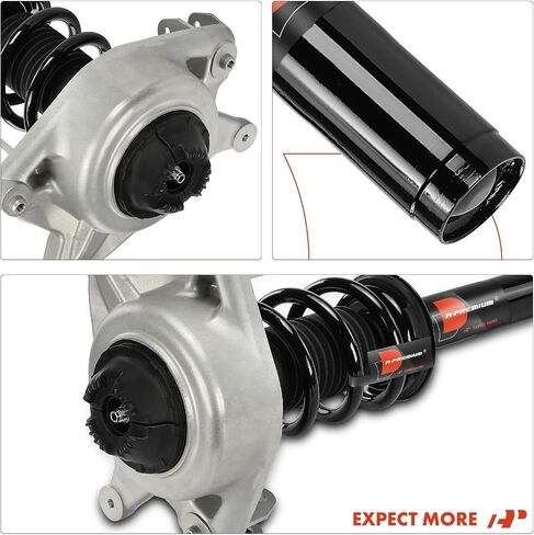 A-Premium Front Pair (2) Complete Strut & Coil Spring Assembly Compatible with Audi Q5 2011-2017, 2.0L Turbocharged Only, Driver and Passenger Side, Replace# 18-920534 in Saudi Arabia