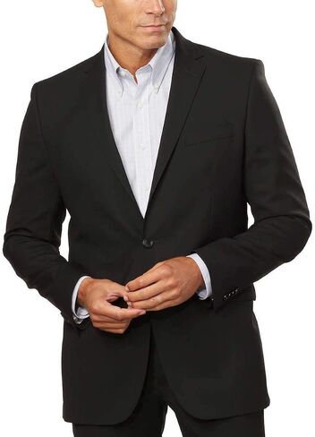 Kenneth Cole Men's Sport Coat Travel Suit Jacket (46R, Black) in Saudi Arabia