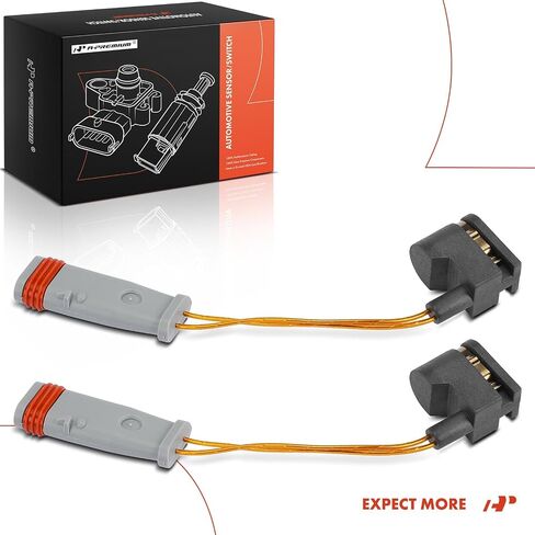 A-Premium Front Driver Pad Pad Wear Sensor متوافق مع Mercedes-Benz E500 2005-2006 ، AWD ، 2-PC-استبدال# 2115401517 in Kuwait