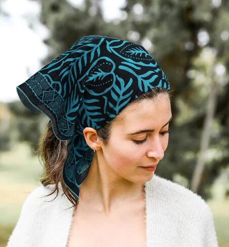 STARWHISPER Unisex 22x22 Inch Cotton Blended Soft Bandana Handkerchief Hair Scarf Headband for Men and Women in Saudi Arabia