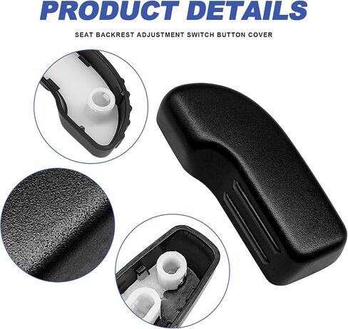 2Pcs Left Side Power Seat Backrest Adjustment Switch Cover – Compatible with Nissan Altima (2004-2020) & Murano (2011-2021) – Black in Saudi Arabia