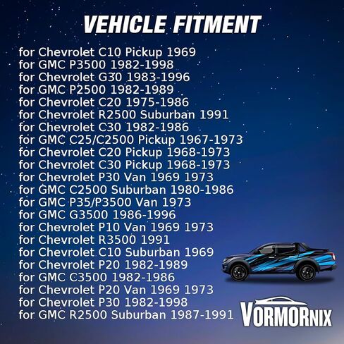Front Lower Suspension Control Arm Shaft Kit for Chevrolet C10 C20 Suburban Pickup 1968 1969 1970 1971 1972 1973 1974 1975 1976 1977 1978 1979 1980 1981 1982 1983-1986 1 X in Saudi Arabia
