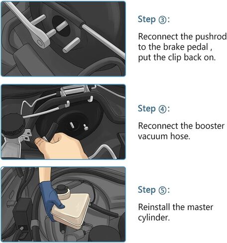 OE#54-71293 Vacuum Power Brake Booster Replacement for Chevy Impala Monte Carlo 2005 2004 2003 2002 2001 2000 / Oldsmobile Intrigue 1998 1999 in Kuwait