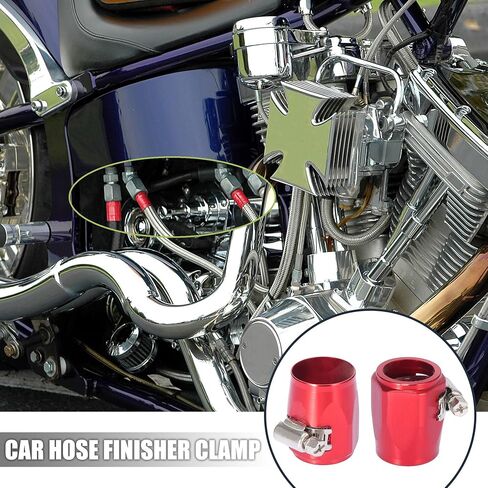 X AutoHaux 5pcs AN6 HEX HOSER HOSE FINGHER مرنة مشبك أنابيب مطاط in Saudi Arabia