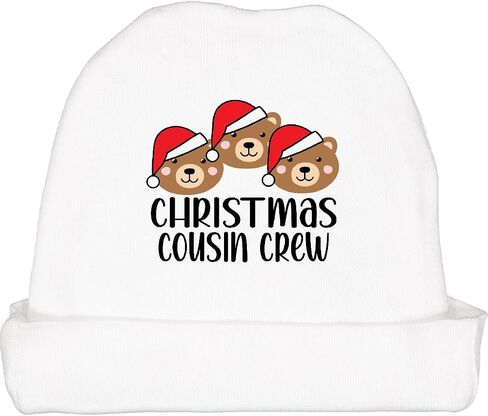 inktastic Christmas Cousin Crew Baby Beanie Hat in Saudi Arabia